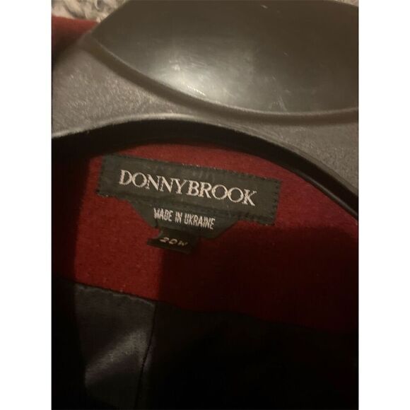 Donnybrook Women's Red Wool Overcoat Size 20 - Picture 9 of 12